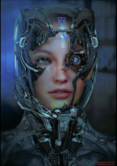 Eine Borg Frau