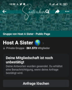 Host a Sister Gruppe