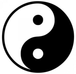 Yin und Yang Zeichen